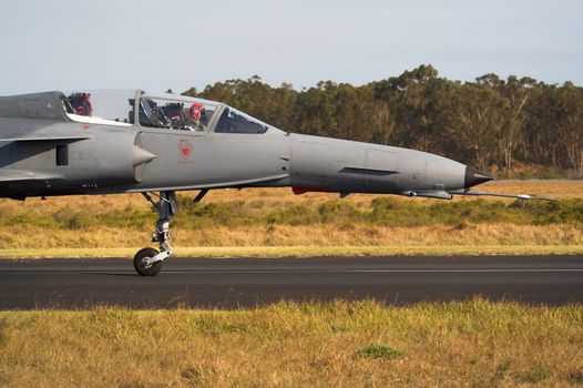 Cockpit section of a Cheetah attack jet