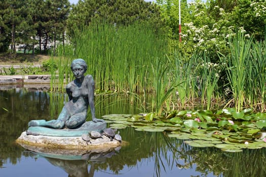 A lake on Margit Island.