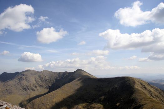 a view from a mountain in kerry