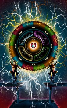 astrological wheel of love 