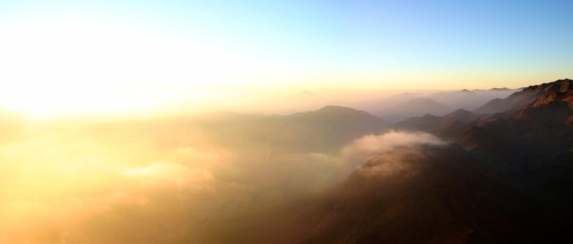 Sunrise in Egypte - Mt Sinai