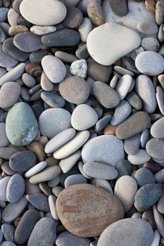 A heap of pebbles. Abstract background