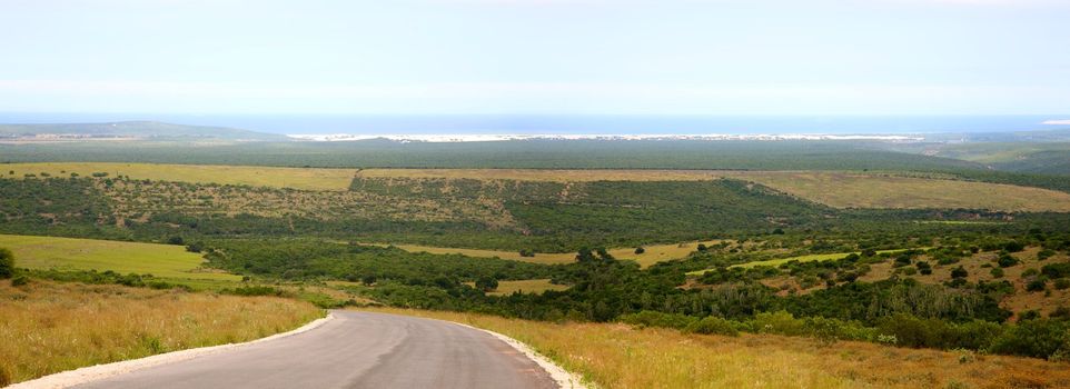 Panoramic view of the Addod national wildlife park
