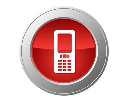 Mobile phone button