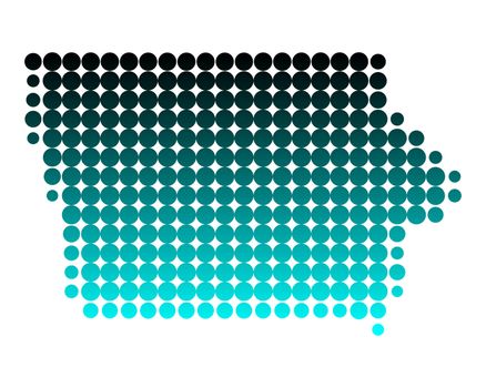 Map of Iowa