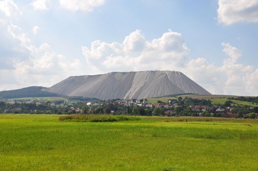 Burden dump Monte Kali near Heringen, Germany