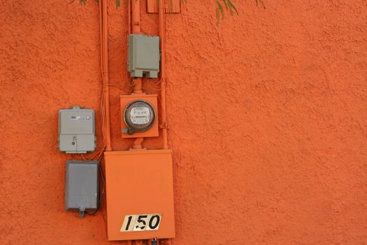 Electric panel in Tucson barrio