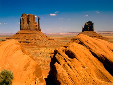 Mittens in Monument Valley