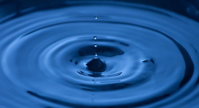 freeze drops of water, close-up