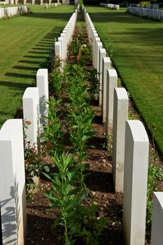 The British Military Cemetery in Bavaria, Germany