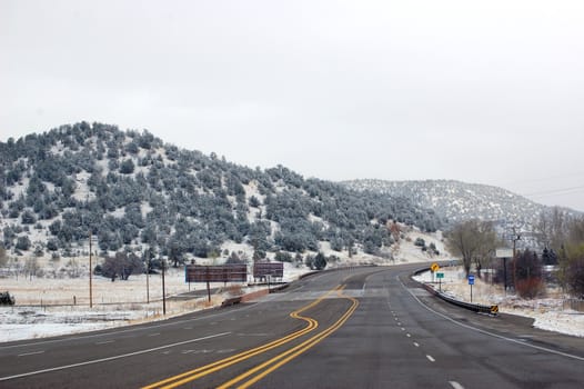 Mountain road Ruidoso