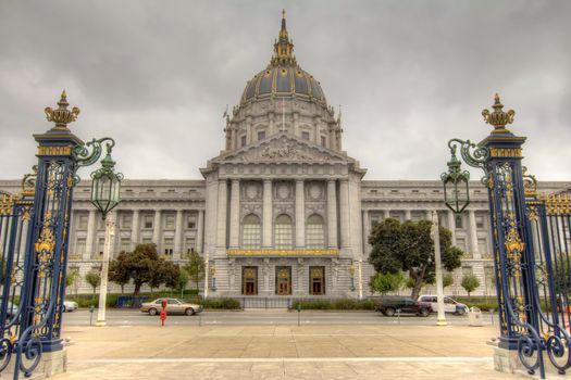 Historic San Francisco City Hall in California