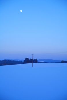 Details of a beautiful snow surface perfect for backgrounds on greeting cards etc.