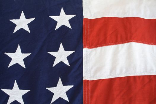 A background of a 48 star flag from the WWII era