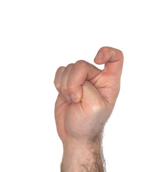 How to sign the letter X using American Sign Language