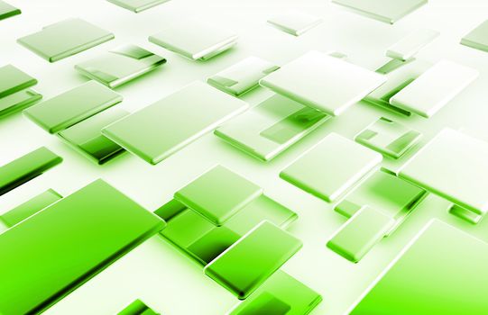 Technology Concept with Online Media Abstract Art