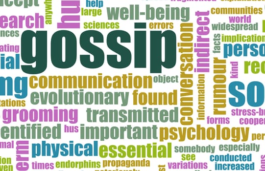 Gossip and Rumors as a Concept Background