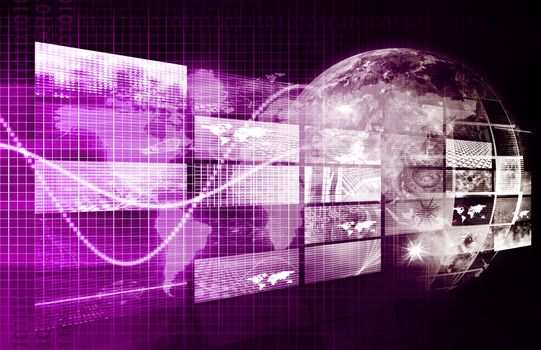 Internet Concept of the World Wide Web or WWW