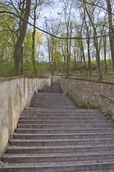 step ladder to climb, to rise up or go down.