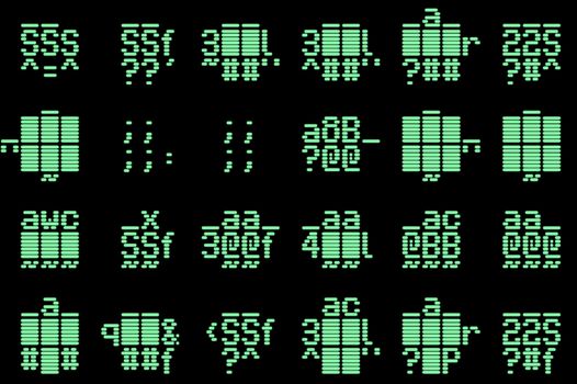 Computer data code illustration. Abstract technology background pattern.
