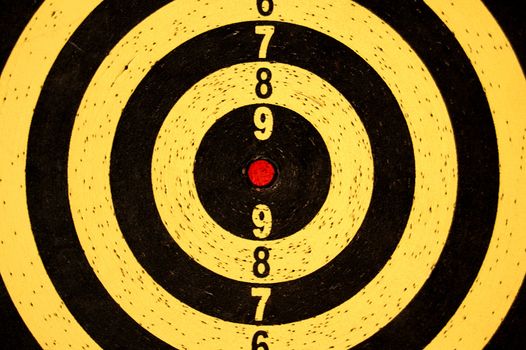 Dartboard target pattern detail. Abstract sports background.
