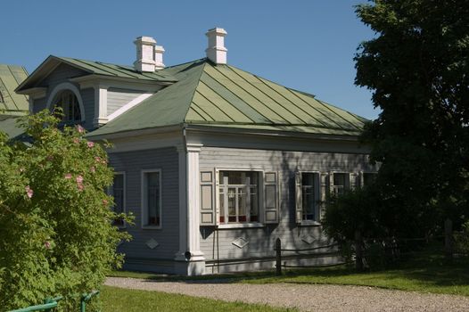 The small house in a garden