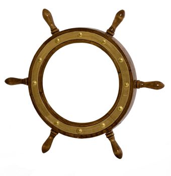 Steering wheel with a place for accommodation of an inscription or the image