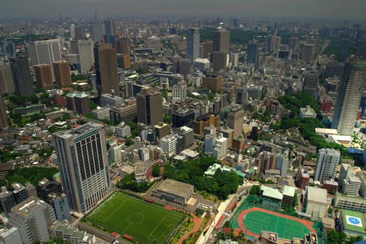 A beautiful view of Tokyo.