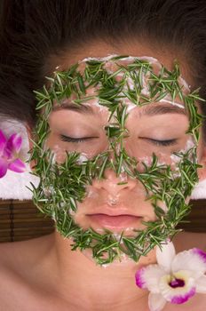 Facial and body care (spa treatment)