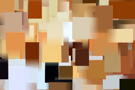 Abstract colorful rectangles pattern. Computer generated background illustration.