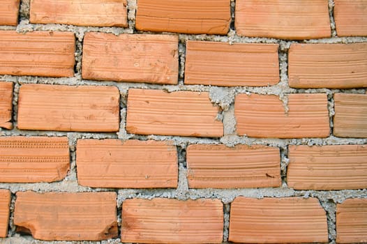 Rough brick wall texture. Abstract background pattern.