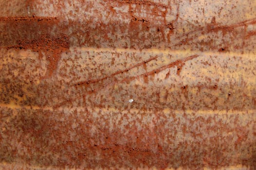 Rusty metal barrel texture detail. Abstract background.