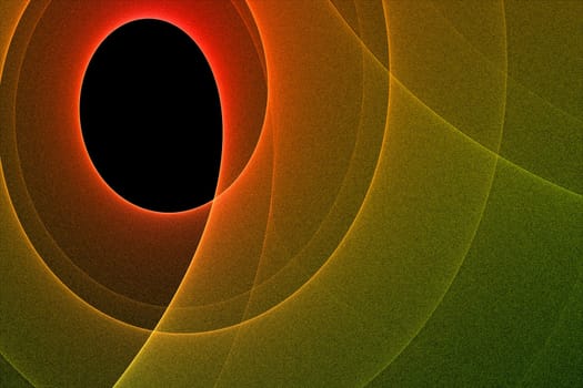 Spiral fractal illustration. Computer generated abstract background.