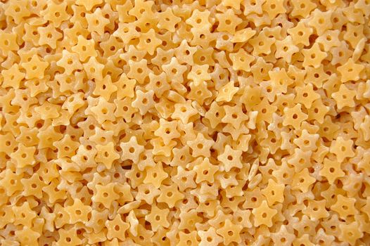 Stellette stars soup pasta detail. Italian food background.