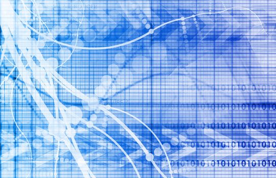 Internet World Wide Web Abstract Tech Background