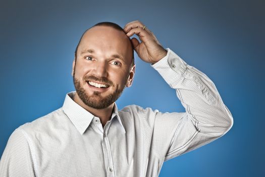 An image of a handsome man with a beard