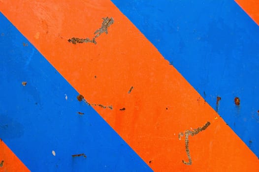 Industrial metal surface macro. Scratched paint and rust background.