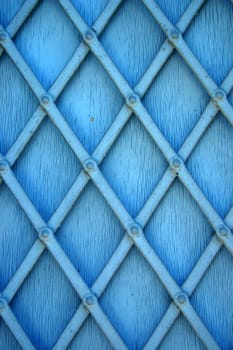 Metal window shutter detail. Abstract background texture.
