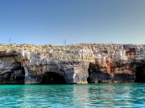 A Sea cave in salento in Pugllia
