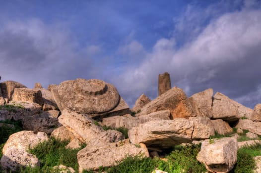 High Dynamic Range image of the temples of Selinunte
