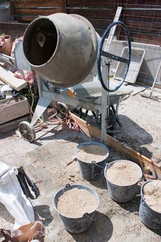 Preparation for construction of cement deck