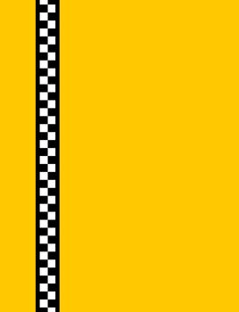 Background of a yellow taxi cab without text