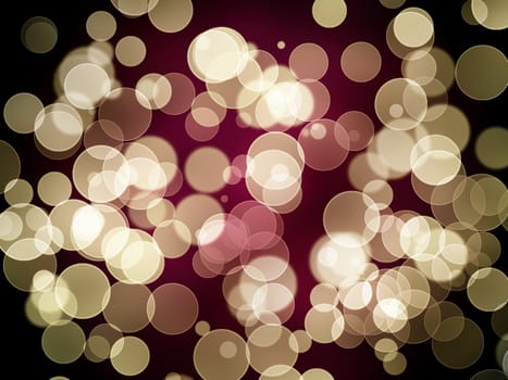 Abstract bokeh background with multi color lights.