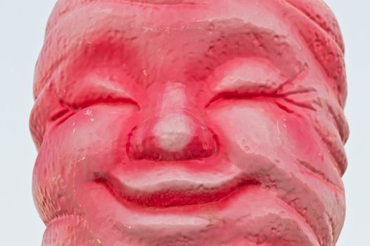 Representation of a smiling cotton candy