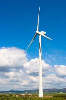 Typical windmill or aerogenerator of aeolian energy