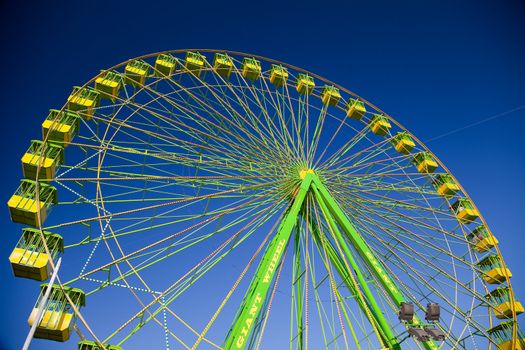 Ferris wheel on the fair of El Puerto de Santa Maria