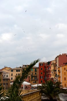 a glimpse of the picturesque old village in Italy