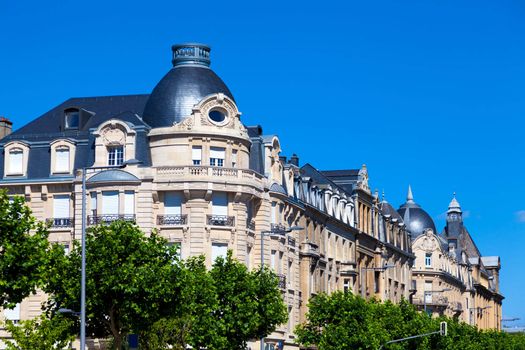 Traditional architecture in downtown Luxembourg.