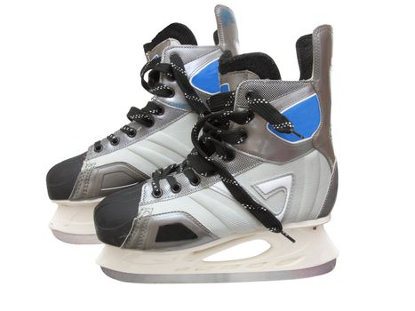 The professional hockey man's fads on a white background