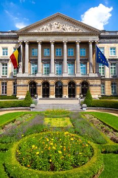 Palace of the Nation in Brussels (French: Palais de la Nation; Dutch: Paleis der Natie) - seat of the Belgian Federal Parliament